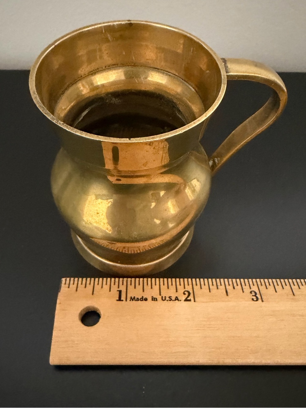 Vintage Brass Pitcher - Picture 9 of 10